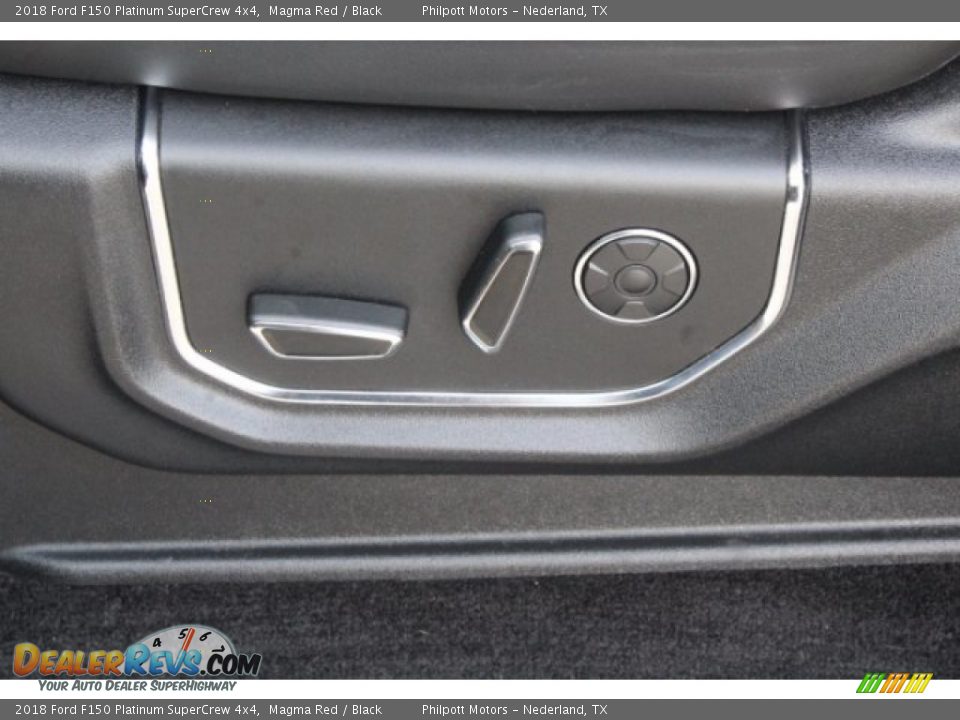 2018 Ford F150 Platinum SuperCrew 4x4 Magma Red / Black Photo #13
