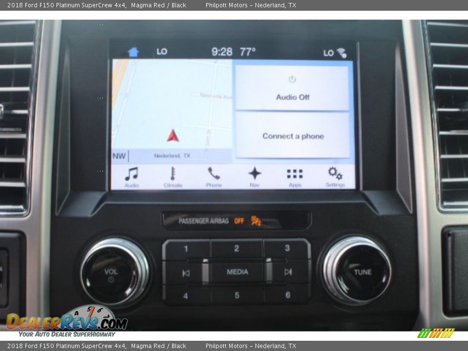 2018 Ford F150 Platinum SuperCrew 4x4 Magma Red / Black Photo #14