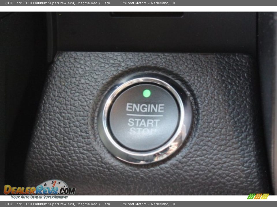 2018 Ford F150 Platinum SuperCrew 4x4 Magma Red / Black Photo #17