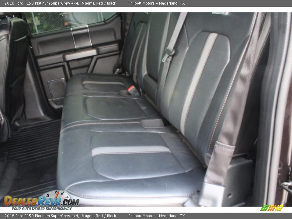 2018 Ford F150 Platinum SuperCrew 4x4 Magma Red / Black Photo #21