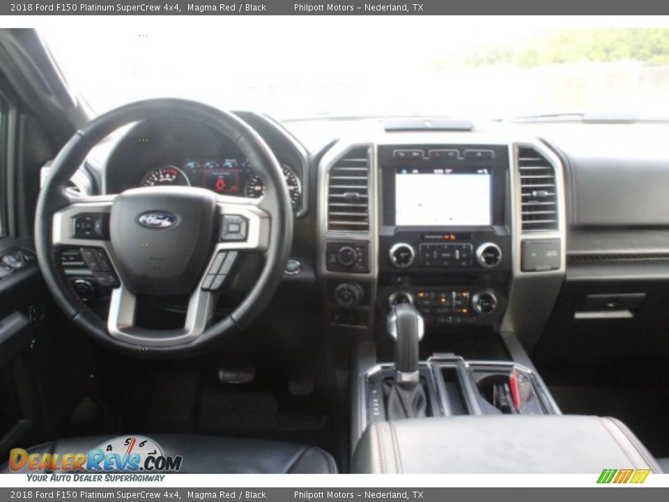 2018 Ford F150 Platinum SuperCrew 4x4 Magma Red / Black Photo #22