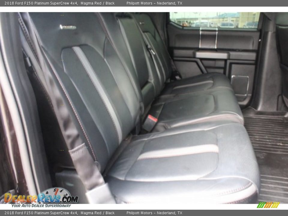 2018 Ford F150 Platinum SuperCrew 4x4 Magma Red / Black Photo #26