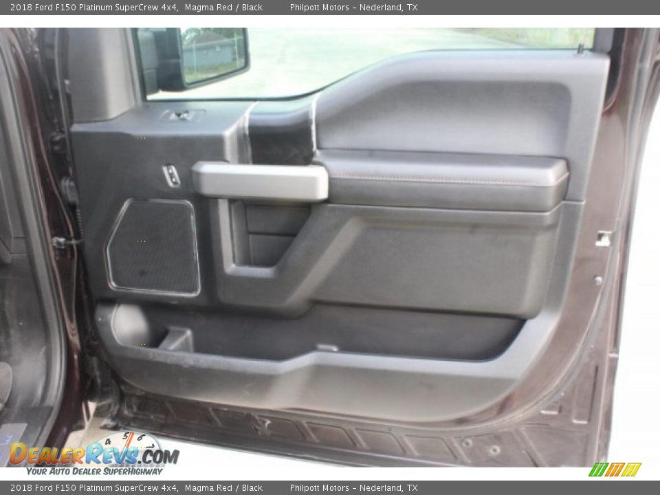 2018 Ford F150 Platinum SuperCrew 4x4 Magma Red / Black Photo #27