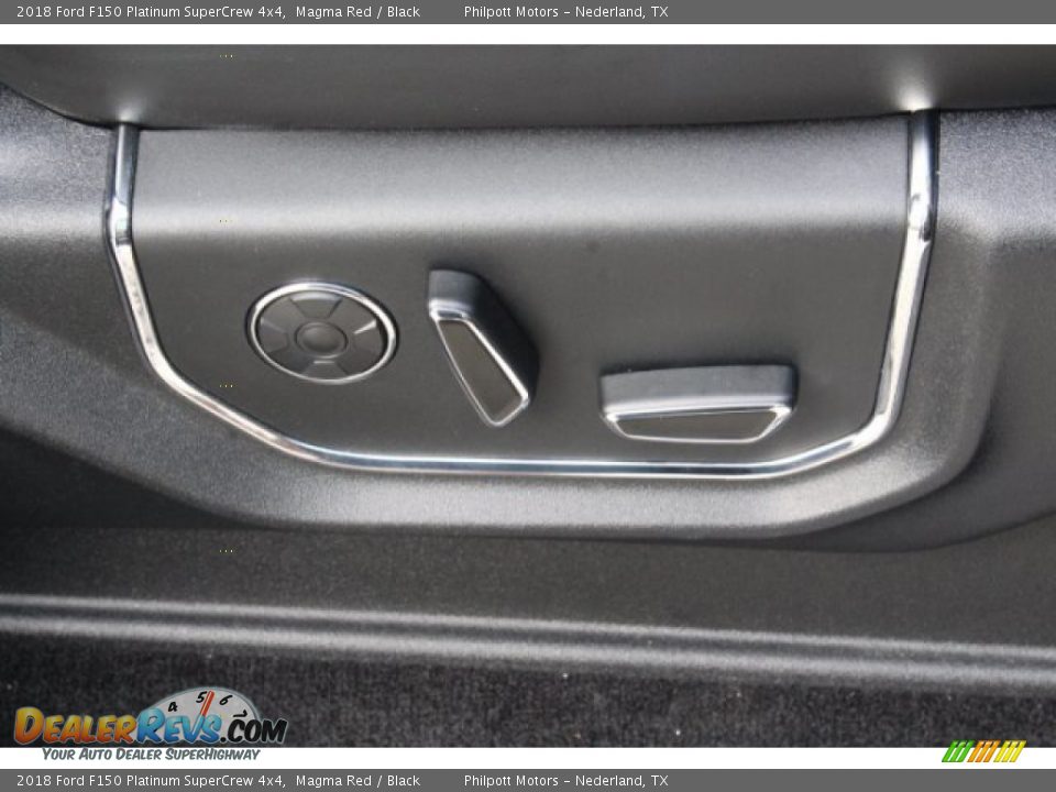 2018 Ford F150 Platinum SuperCrew 4x4 Magma Red / Black Photo #29