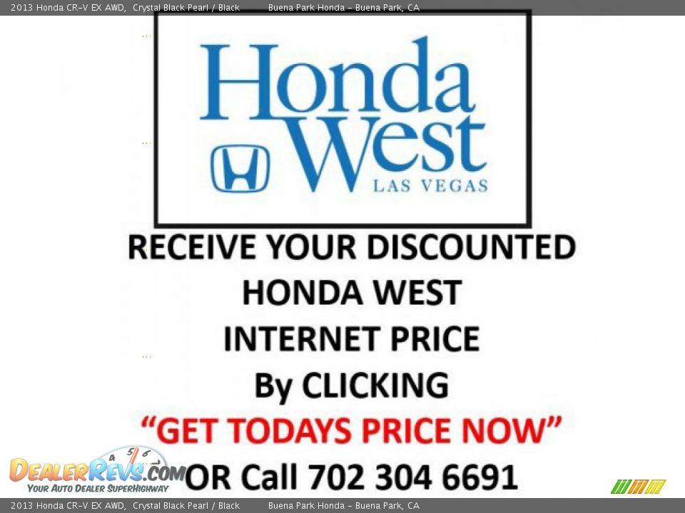 2013 Honda CR-V EX AWD Crystal Black Pearl / Black Photo #3