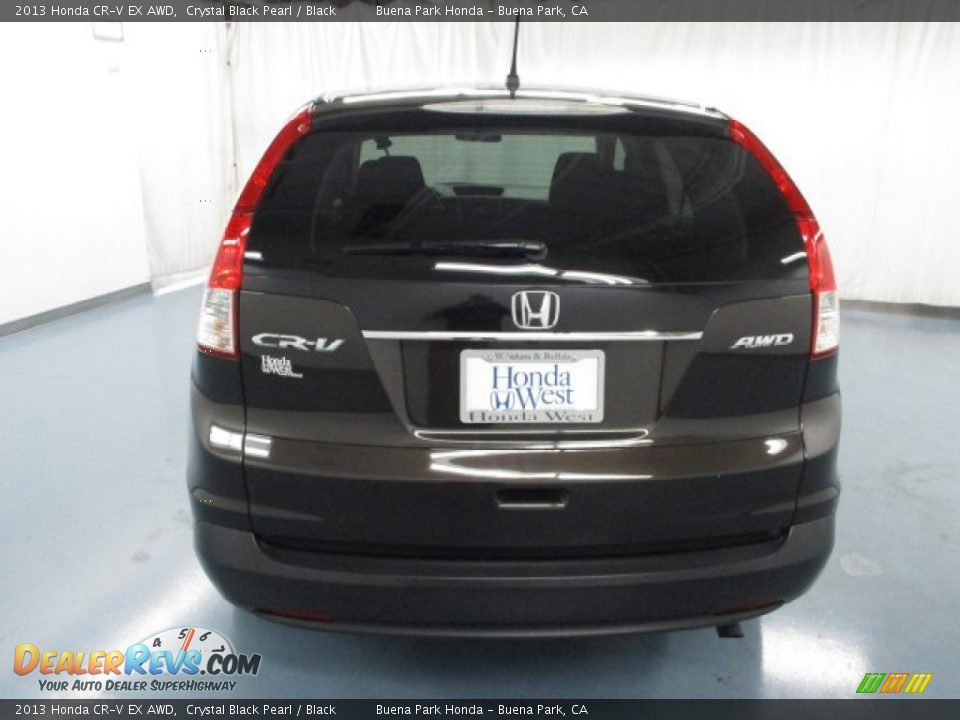 2013 Honda CR-V EX AWD Crystal Black Pearl / Black Photo #7