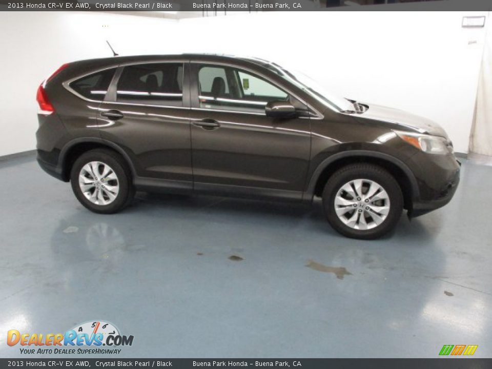 2013 Honda CR-V EX AWD Crystal Black Pearl / Black Photo #10