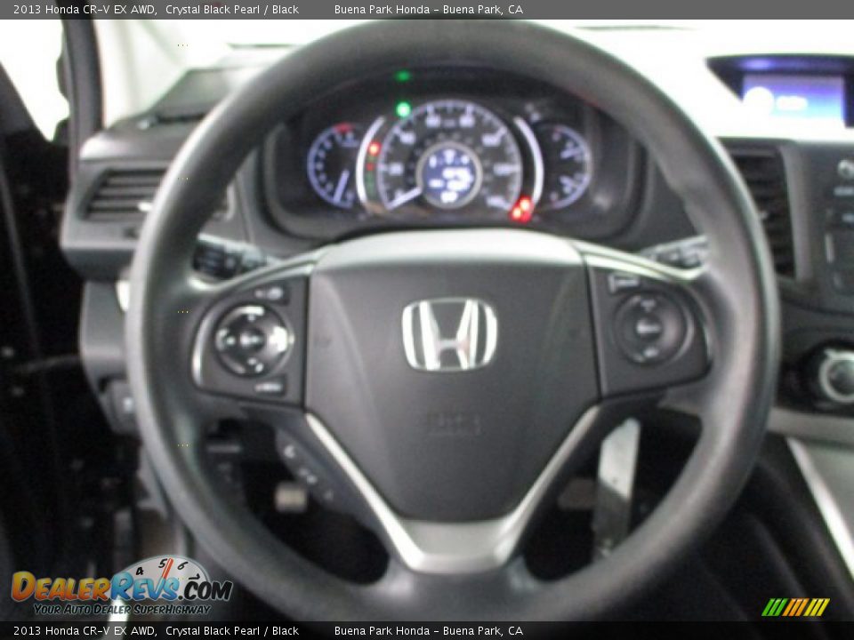 2013 Honda CR-V EX AWD Crystal Black Pearl / Black Photo #20