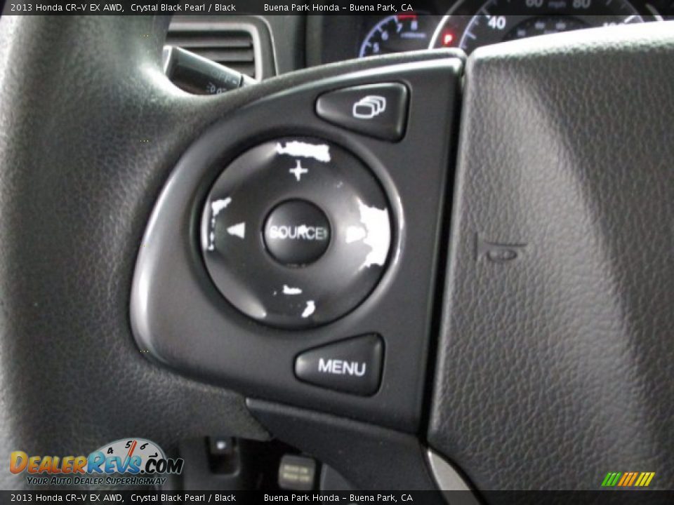 2013 Honda CR-V EX AWD Crystal Black Pearl / Black Photo #21