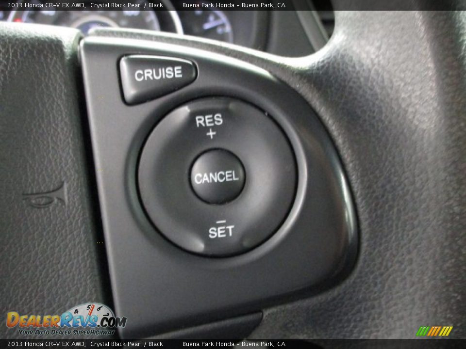 2013 Honda CR-V EX AWD Crystal Black Pearl / Black Photo #22