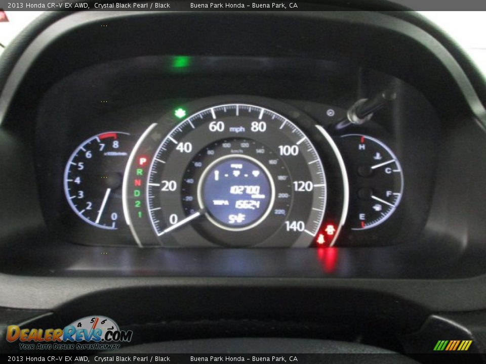 2013 Honda CR-V EX AWD Crystal Black Pearl / Black Photo #25