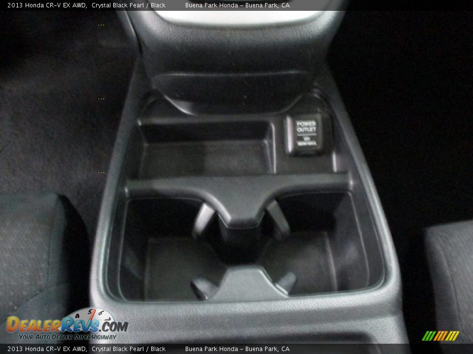2013 Honda CR-V EX AWD Crystal Black Pearl / Black Photo #31