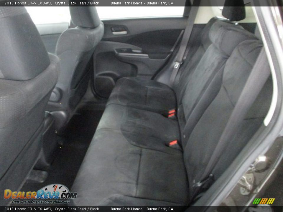 2013 Honda CR-V EX AWD Crystal Black Pearl / Black Photo #35