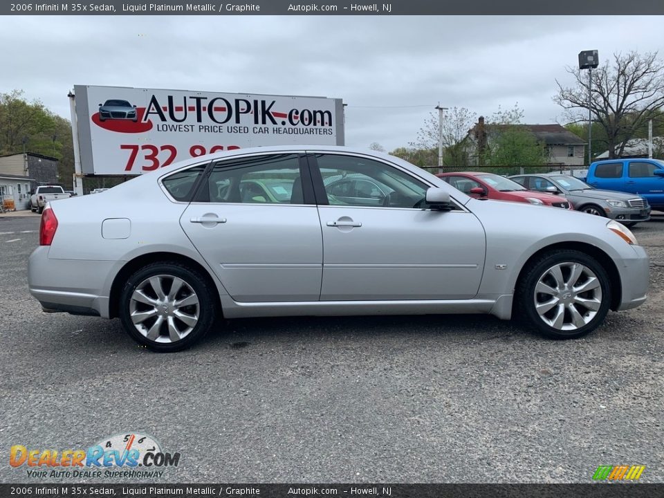 2006 Infiniti M 35x Sedan Liquid Platinum Metallic / Graphite Photo #2
