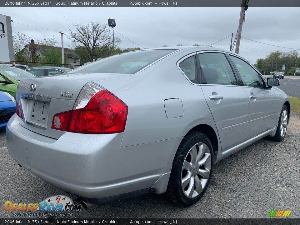 2006 Infiniti M 35x Sedan Liquid Platinum Metallic / Graphite Photo #3