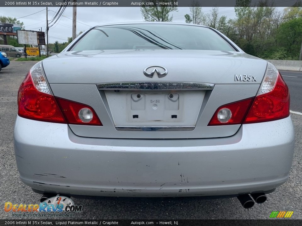 2006 Infiniti M 35x Sedan Liquid Platinum Metallic / Graphite Photo #4