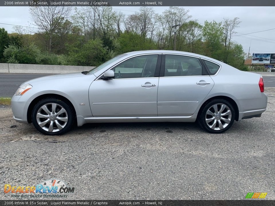 2006 Infiniti M 35x Sedan Liquid Platinum Metallic / Graphite Photo #6