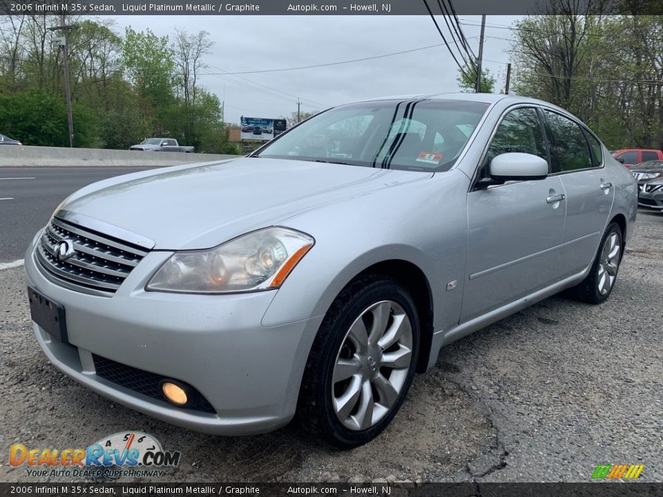2006 Infiniti M 35x Sedan Liquid Platinum Metallic / Graphite Photo #7