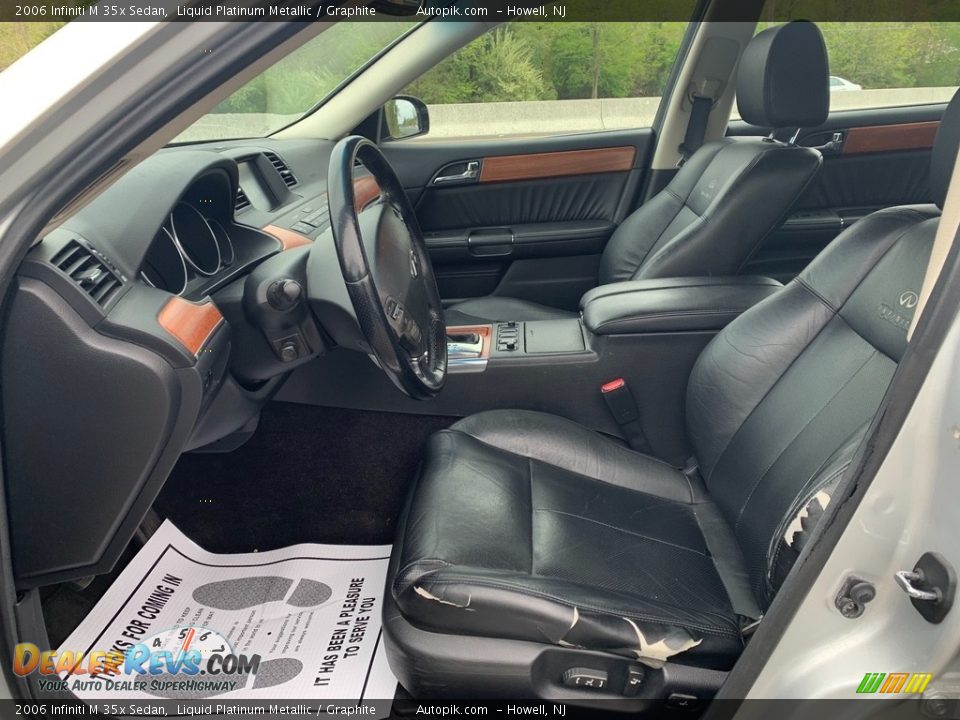 2006 Infiniti M 35x Sedan Liquid Platinum Metallic / Graphite Photo #10