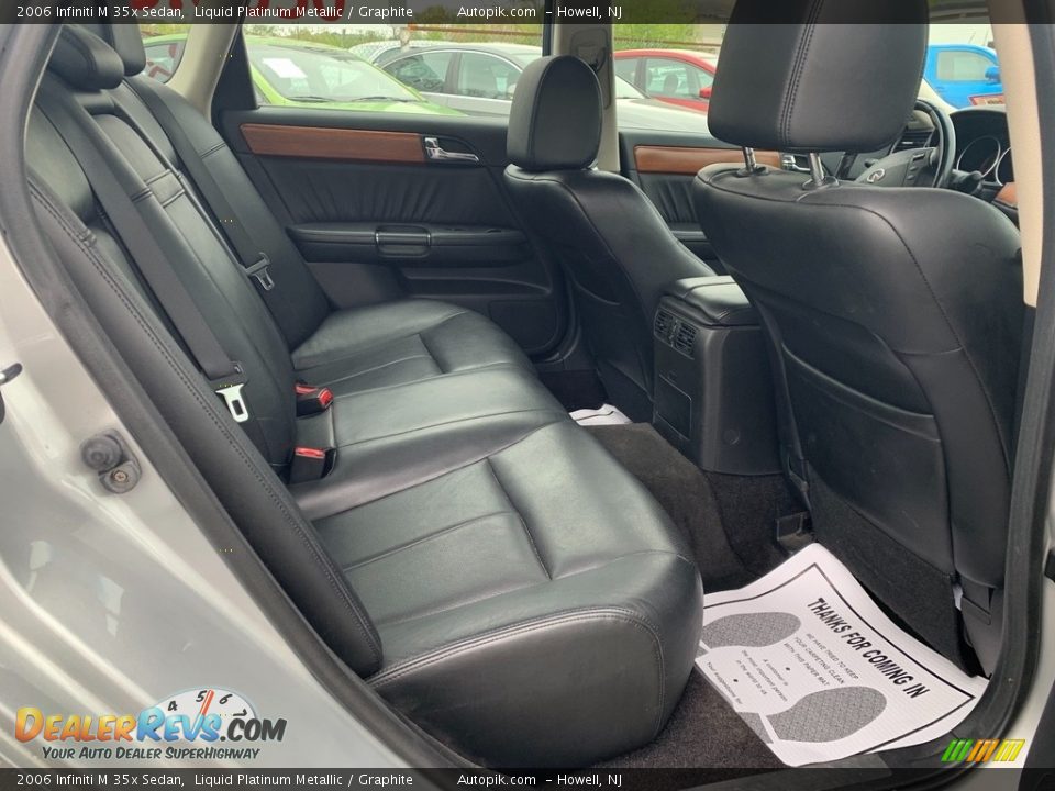 2006 Infiniti M 35x Sedan Liquid Platinum Metallic / Graphite Photo #12