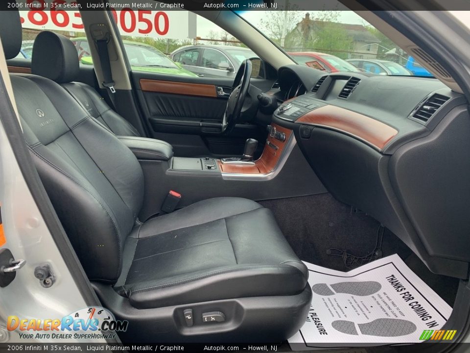 2006 Infiniti M 35x Sedan Liquid Platinum Metallic / Graphite Photo #13