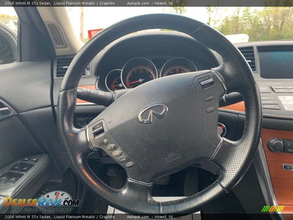 2006 Infiniti M 35x Sedan Liquid Platinum Metallic / Graphite Photo #17