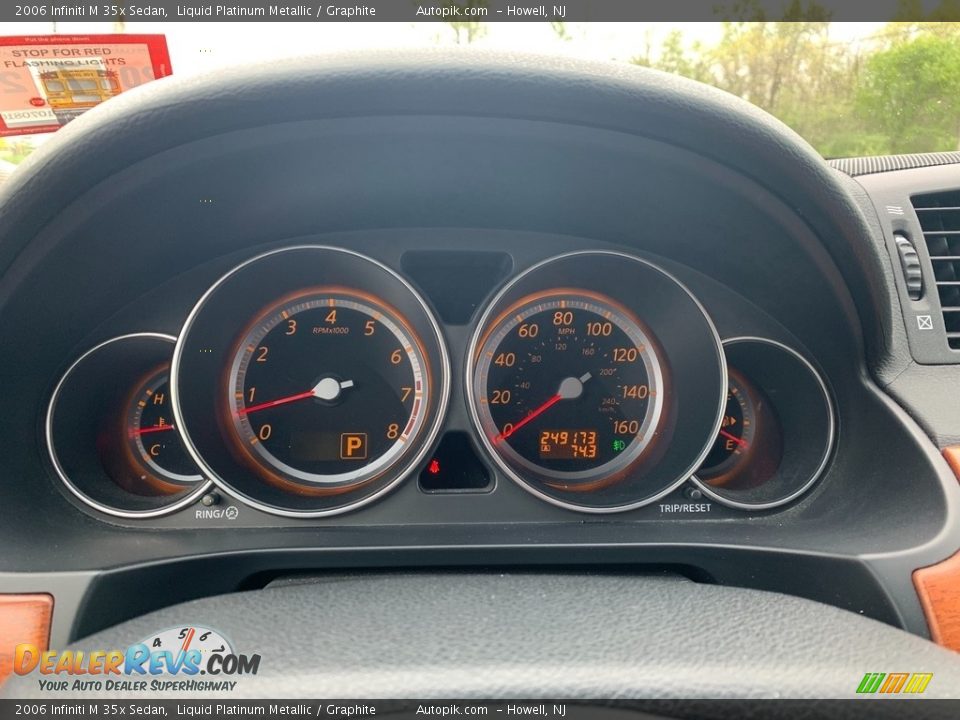 2006 Infiniti M 35x Sedan Liquid Platinum Metallic / Graphite Photo #18