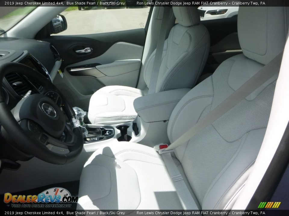 2019 Jeep Cherokee Limited 4x4 Blue Shade Pearl / Black/Ski Grey Photo #15