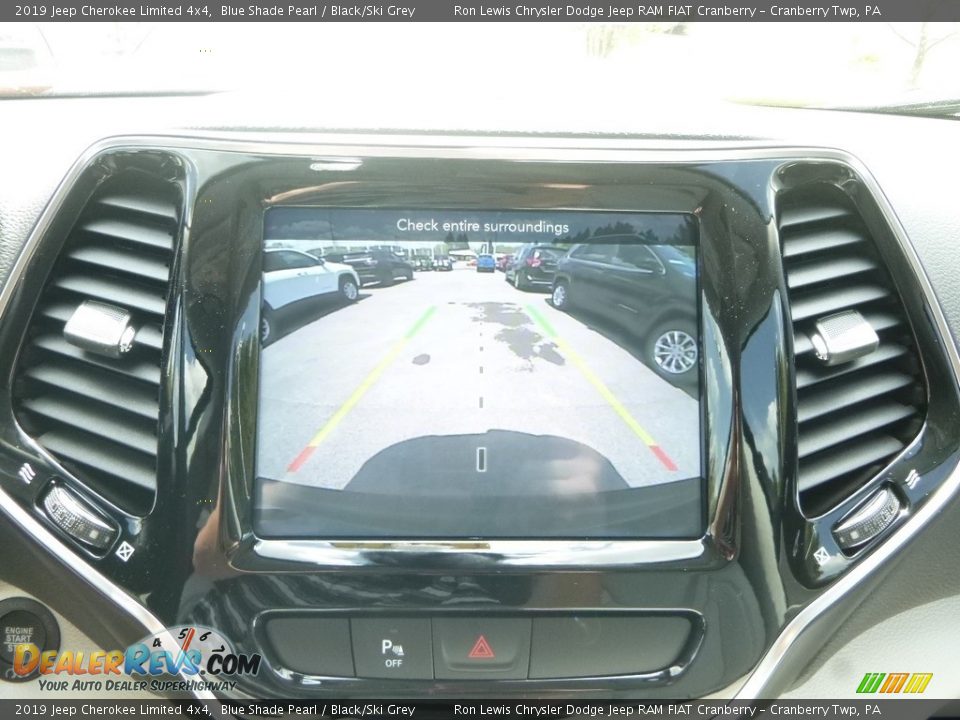 2019 Jeep Cherokee Limited 4x4 Blue Shade Pearl / Black/Ski Grey Photo #17