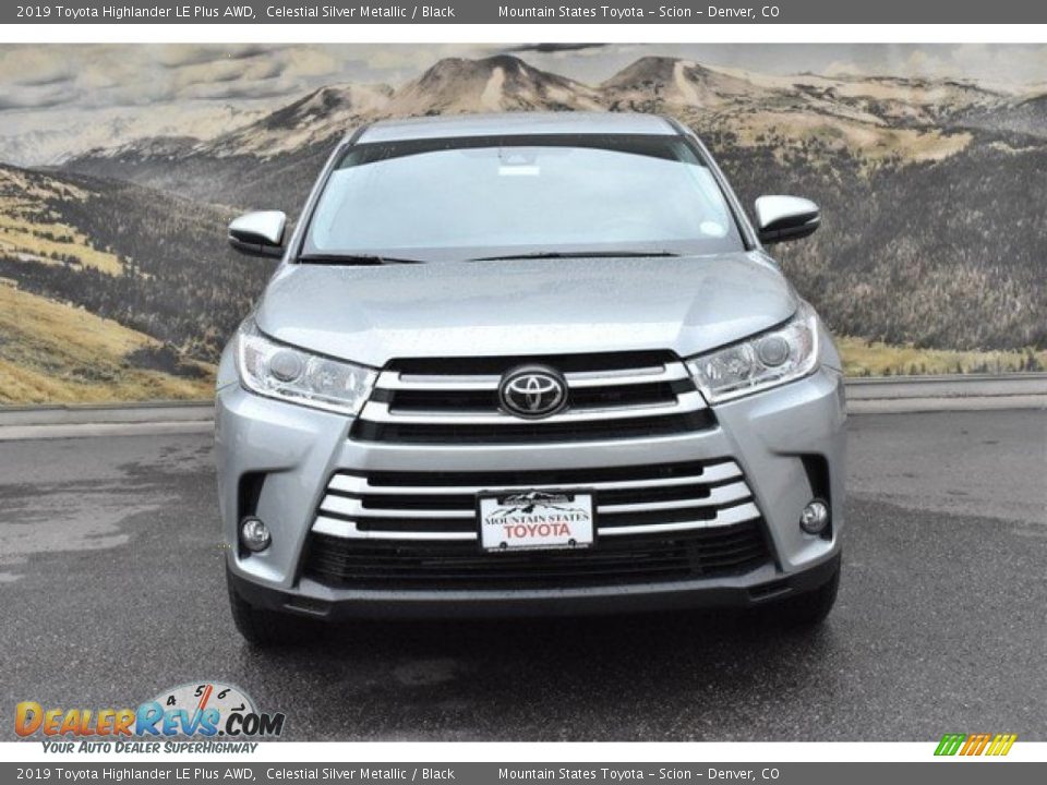 2019 Toyota Highlander LE Plus AWD Celestial Silver Metallic / Black Photo #2