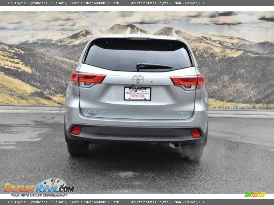 2019 Toyota Highlander LE Plus AWD Celestial Silver Metallic / Black Photo #4
