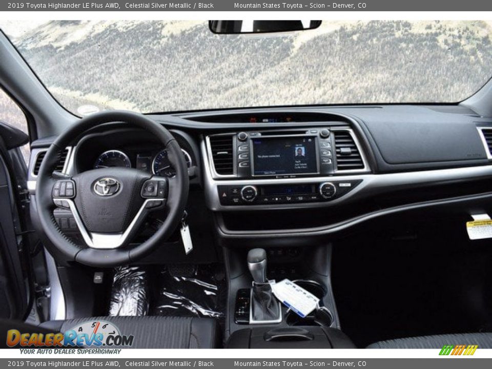 2019 Toyota Highlander LE Plus AWD Celestial Silver Metallic / Black Photo #7