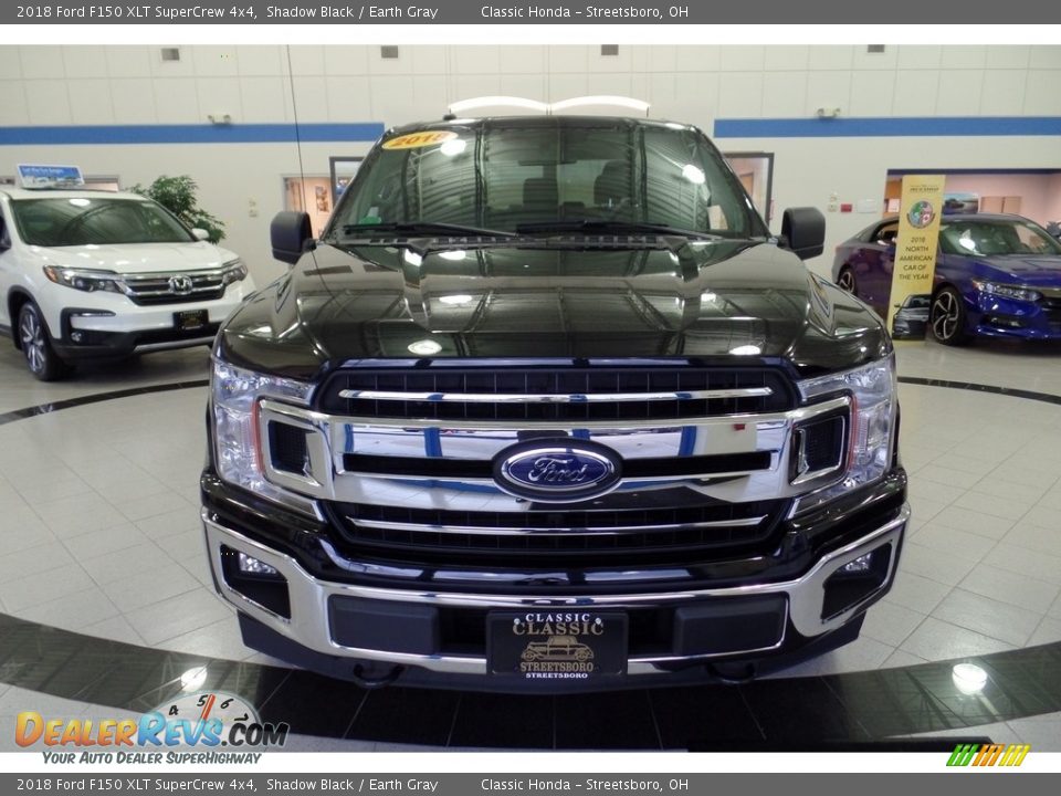 2018 Ford F150 XLT SuperCrew 4x4 Shadow Black / Earth Gray Photo #2