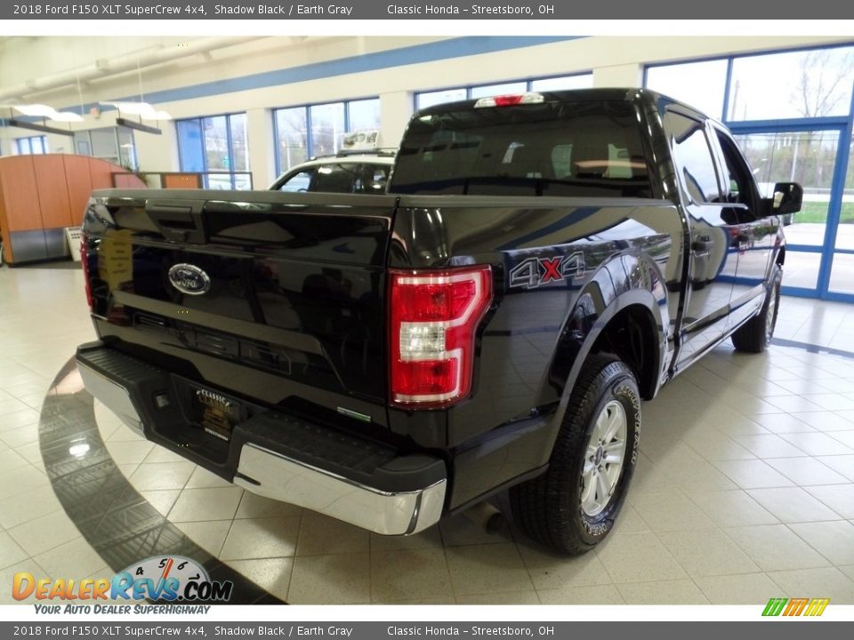 2018 Ford F150 XLT SuperCrew 4x4 Shadow Black / Earth Gray Photo #7