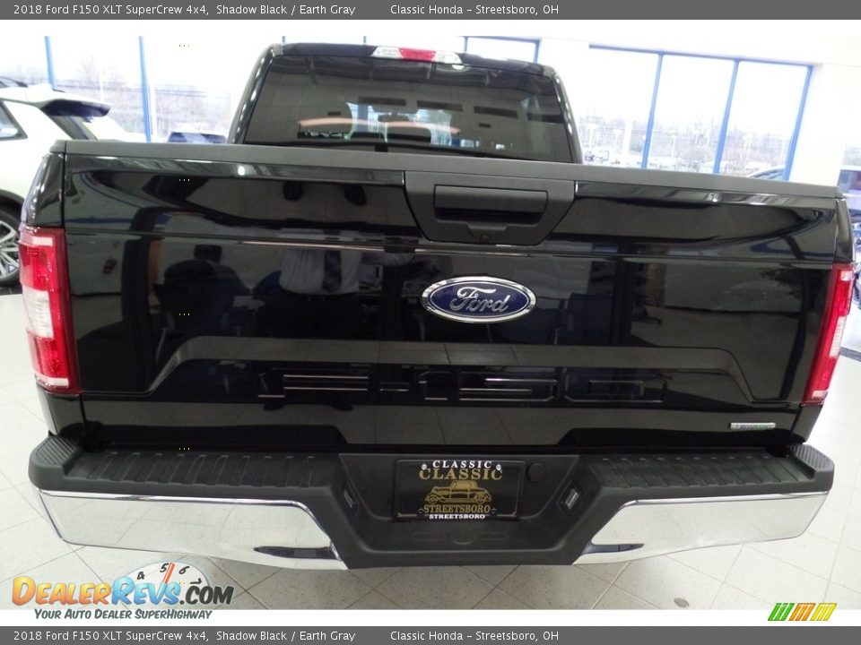 2018 Ford F150 XLT SuperCrew 4x4 Shadow Black / Earth Gray Photo #8