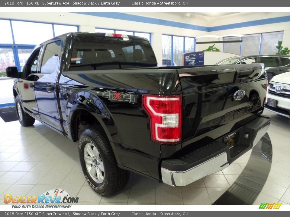 2018 Ford F150 XLT SuperCrew 4x4 Shadow Black / Earth Gray Photo #9