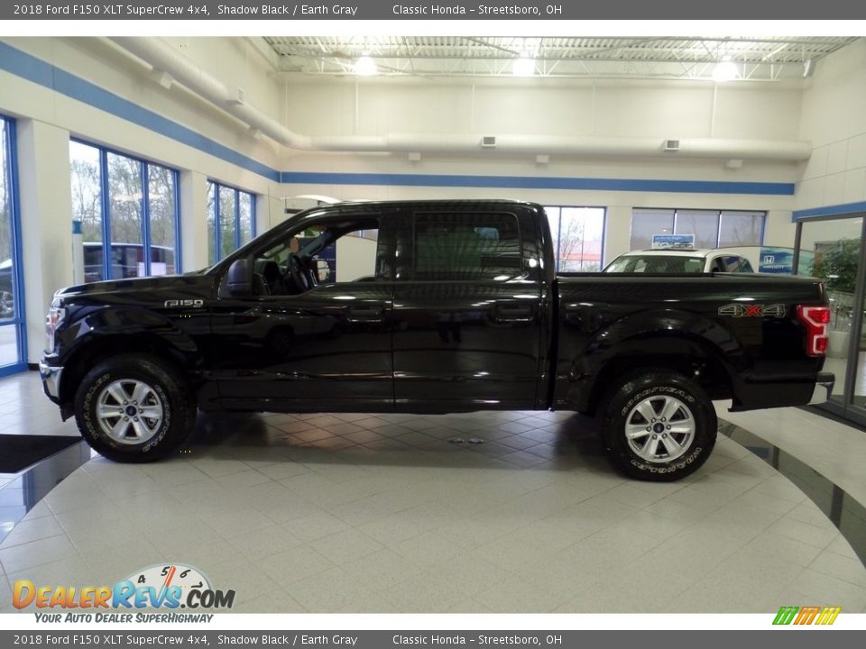 2018 Ford F150 XLT SuperCrew 4x4 Shadow Black / Earth Gray Photo #10