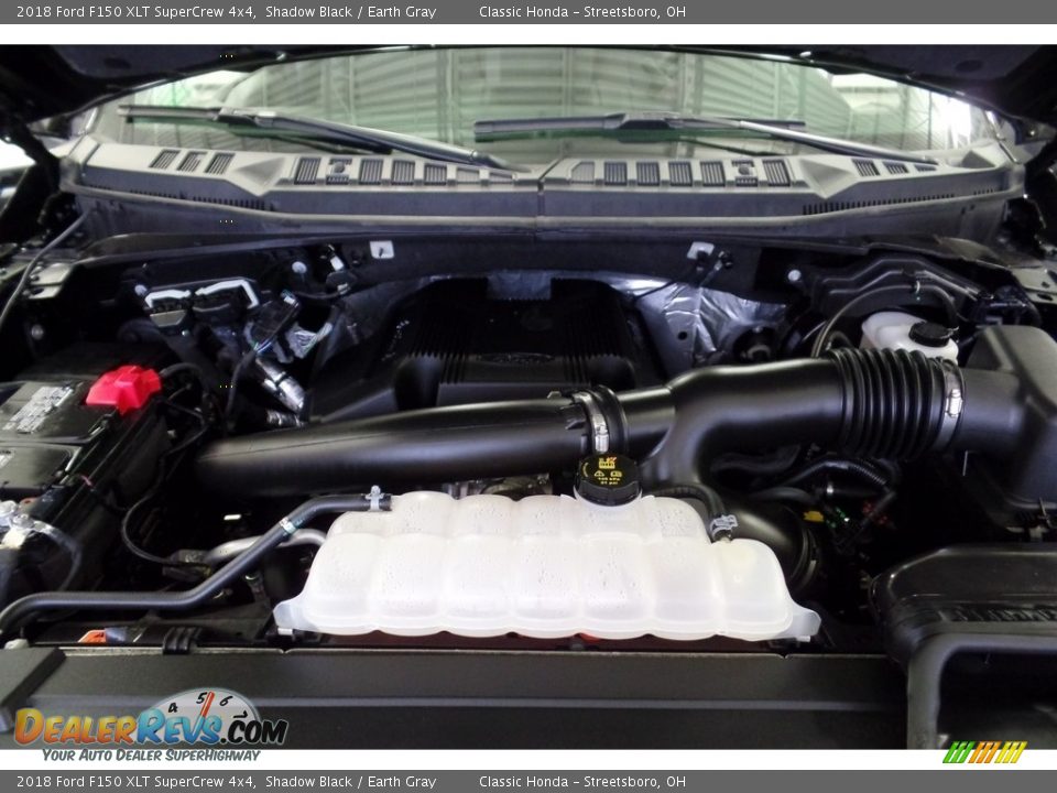 2018 Ford F150 XLT SuperCrew 4x4 Shadow Black / Earth Gray Photo #13