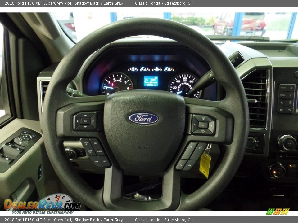 2018 Ford F150 XLT SuperCrew 4x4 Shadow Black / Earth Gray Photo #28
