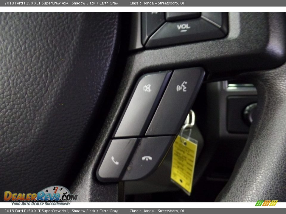 2018 Ford F150 XLT SuperCrew 4x4 Shadow Black / Earth Gray Photo #29