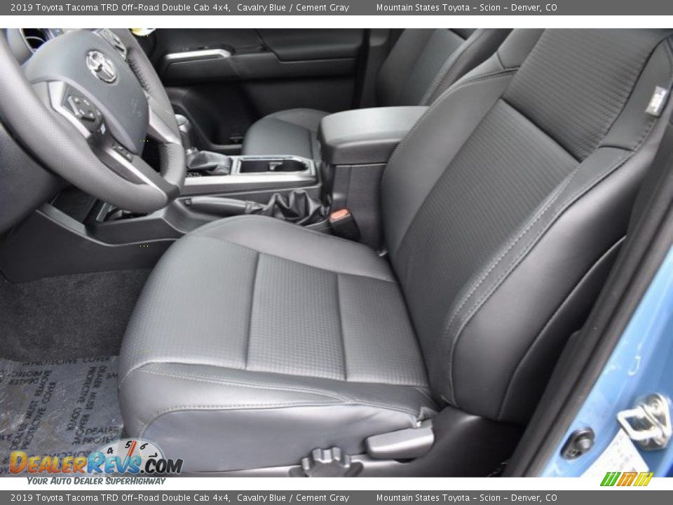 2019 Toyota Tacoma TRD Off-Road Double Cab 4x4 Cavalry Blue / Cement Gray Photo #6