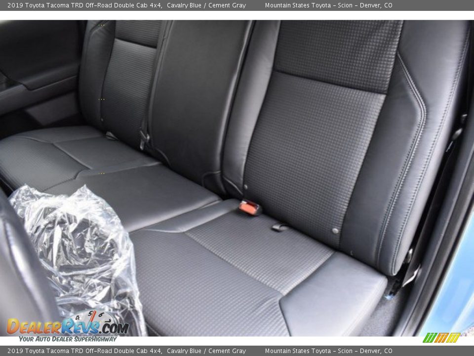 2019 Toyota Tacoma TRD Off-Road Double Cab 4x4 Cavalry Blue / Cement Gray Photo #10