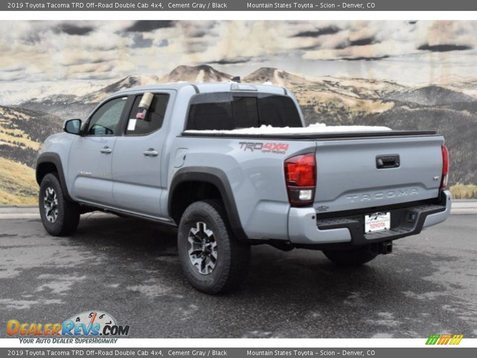 2019 Toyota Tacoma TRD Off-Road Double Cab 4x4 Cement Gray / Black Photo #3