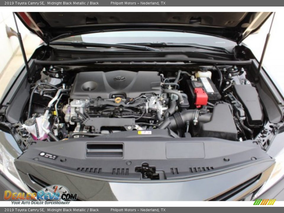 2019 Toyota Camry SE Midnight Black Metallic / Black Photo #22