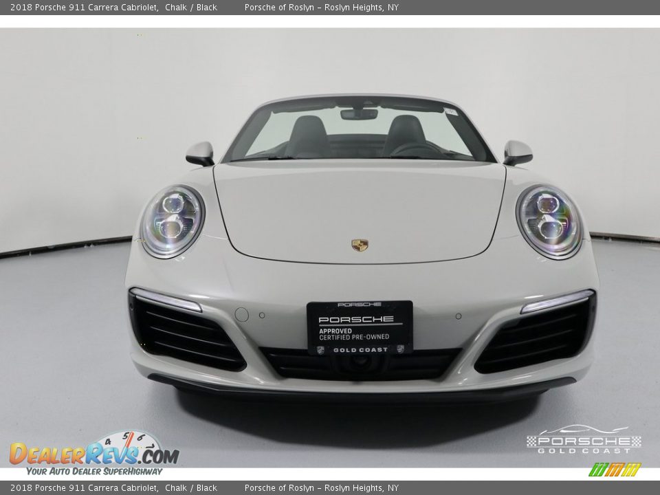 2018 Porsche 911 Carrera Cabriolet Chalk / Black Photo #2