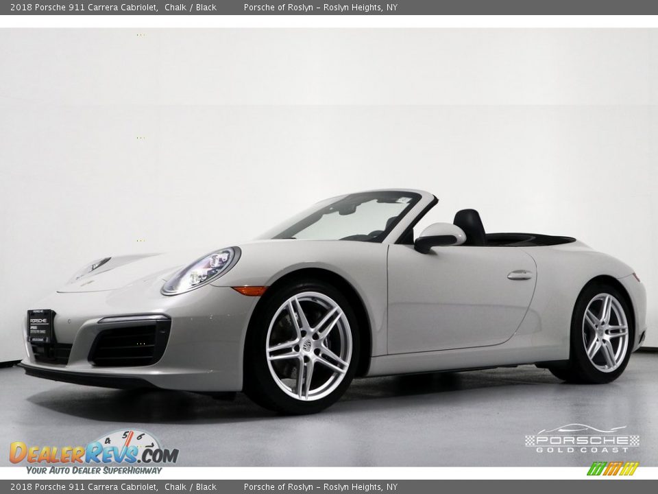 2018 Porsche 911 Carrera Cabriolet Chalk / Black Photo #3