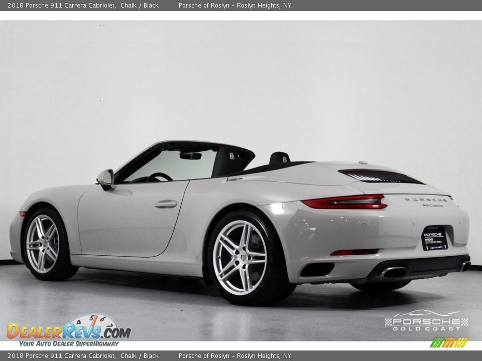 2018 Porsche 911 Carrera Cabriolet Chalk / Black Photo #4