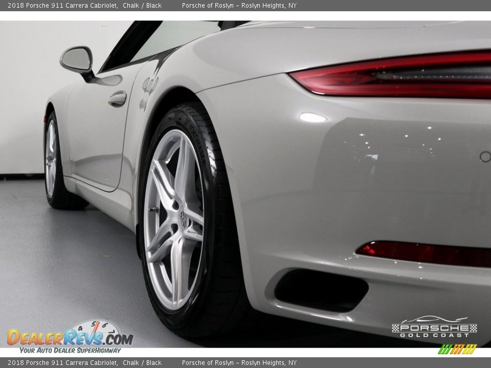 2018 Porsche 911 Carrera Cabriolet Chalk / Black Photo #5