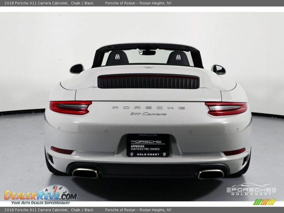 2018 Porsche 911 Carrera Cabriolet Chalk / Black Photo #6