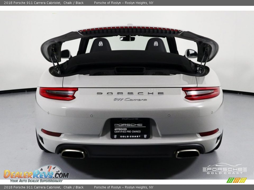 2018 Porsche 911 Carrera Cabriolet Chalk / Black Photo #7